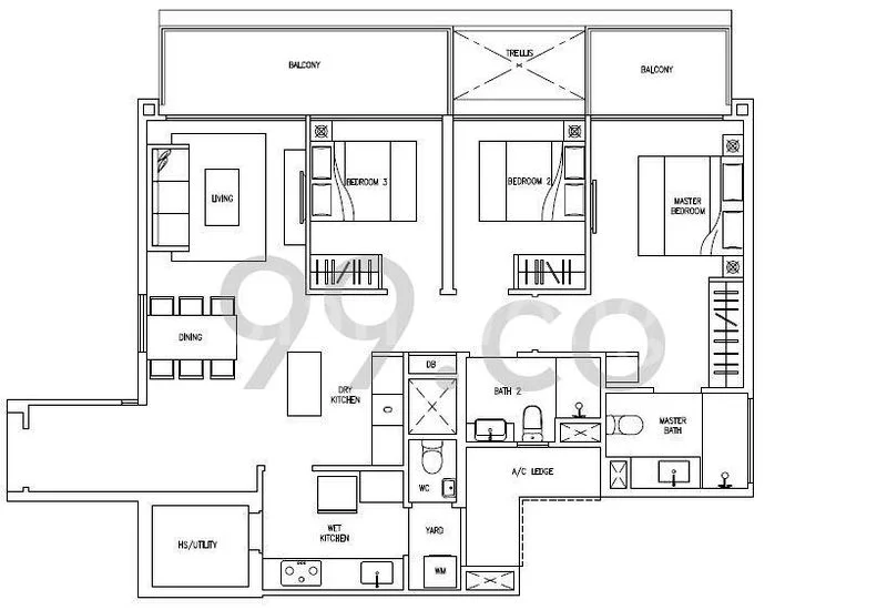 3 Bed Executive Condo for Sale in  Citylife @ Tampines - Image 18