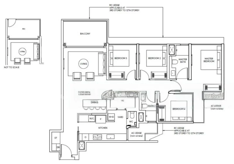 4 Bed Condo for Sale in  Tampines GreenDew - Image 4