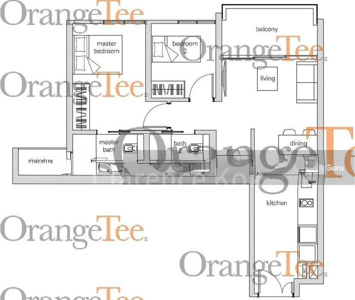 2 Bed Condo for Rent in  The Panorama - Image 15