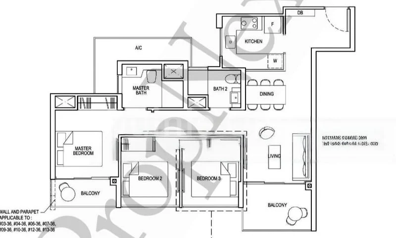3 Bed Condo for Rent in  Grandeur Park Residences - Image 11