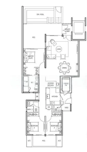 3 Bed Condo for Rent in  The Residences At W Singapore Sentosa Cove - Image 13