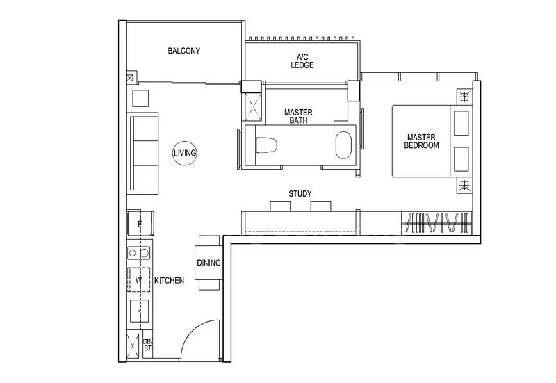 1+1 Bed Apartment (Condo) for Sale in  The Poiz Residences - Image 13