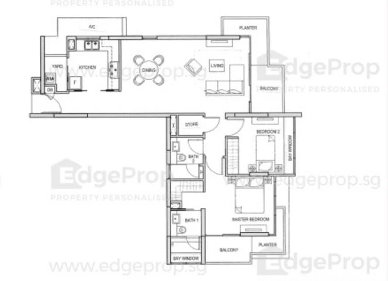 2 Bed Condo for Rent in  The Beacon - Image 9