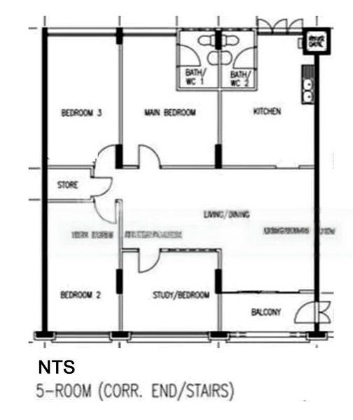 5 Room (5I) HDB for Sale in  5 Toh Yi Drive - Image 14