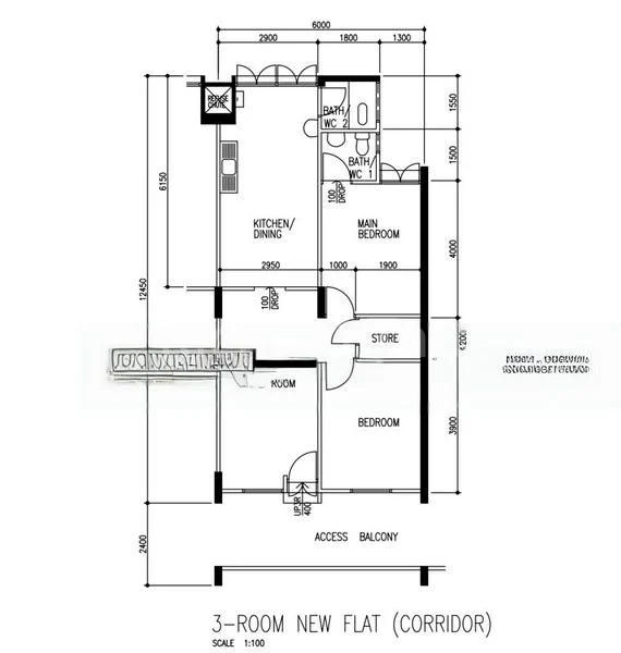 3 Room (3NG) HDB for Sale in 538 Ang Mo Kio Avenue 5 - Image 6