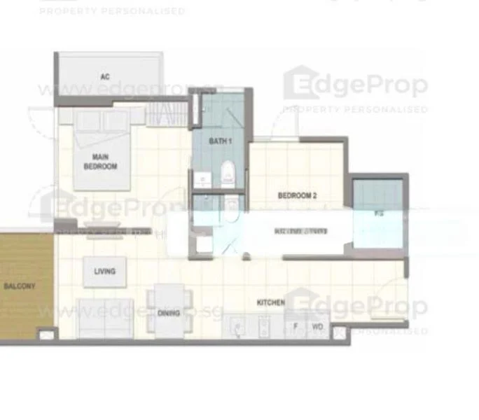2 Bed Condo for Rent in  Forte Suites - Image 12