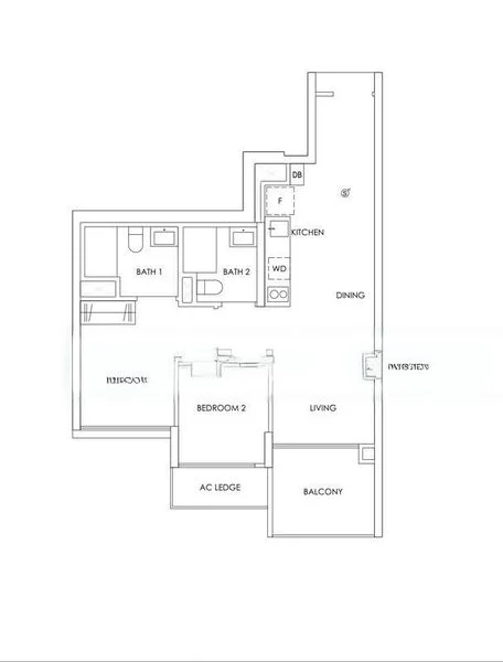 2 Bed Condo for Sale in  Treasure at Tampines - Image 8