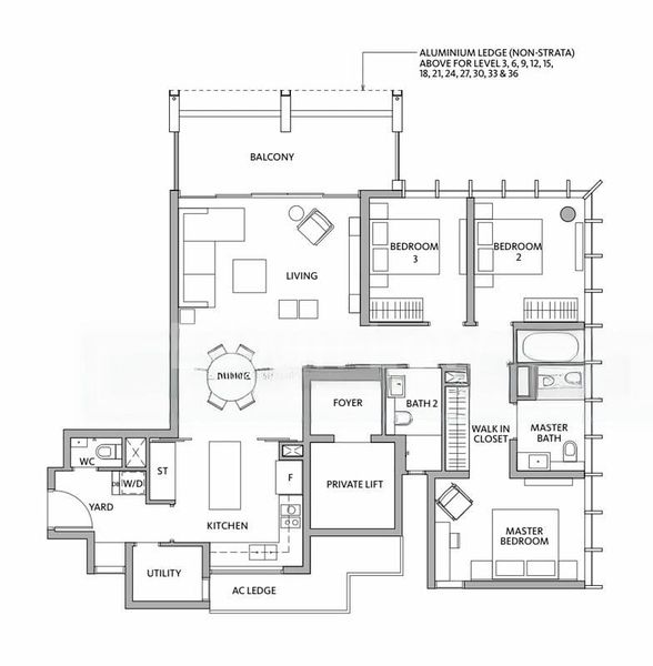 3 Bed Condo for Rent in Riviere - Image 8