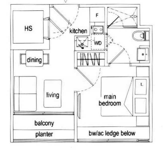 1 Bed Condo for Rent in  The Ebony - Image 11