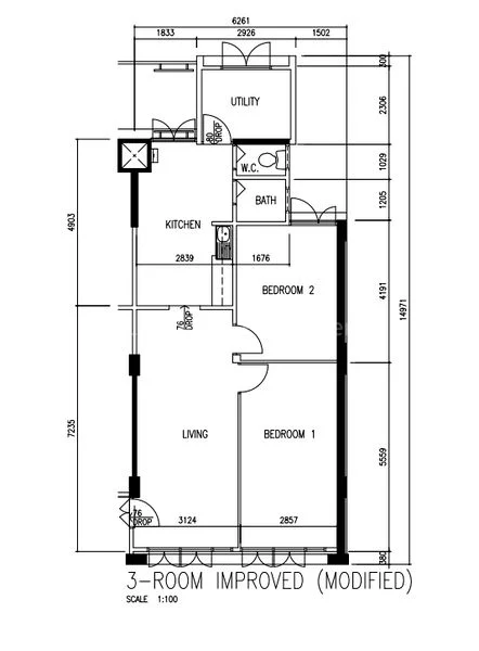 3 Room (3I) HDB for Sale in 128 Bukit Merah View - Image 15