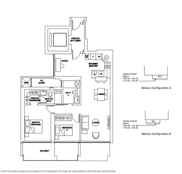 2+1 Bed Apartment (Condo) for Rent in  Marina One Residences - Image 10