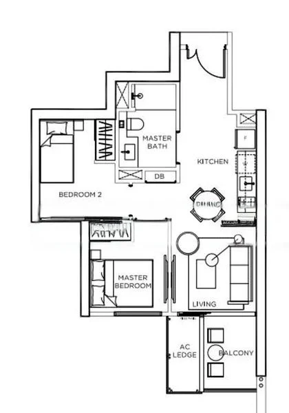 2 Bed Condo for Sale in  Gem Residences - Image 8