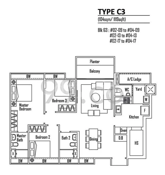 3 Bed Condo for Sale in  Rosewood Suites - Image 12