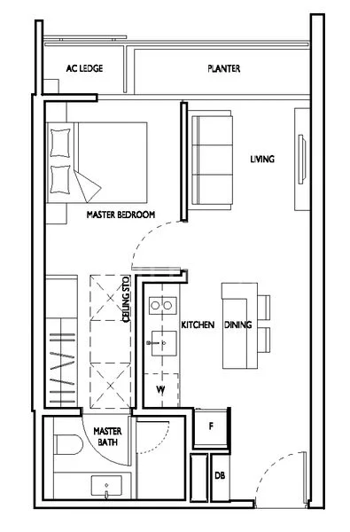 1 Bed Condo for Sale in  D'nest - Image 5