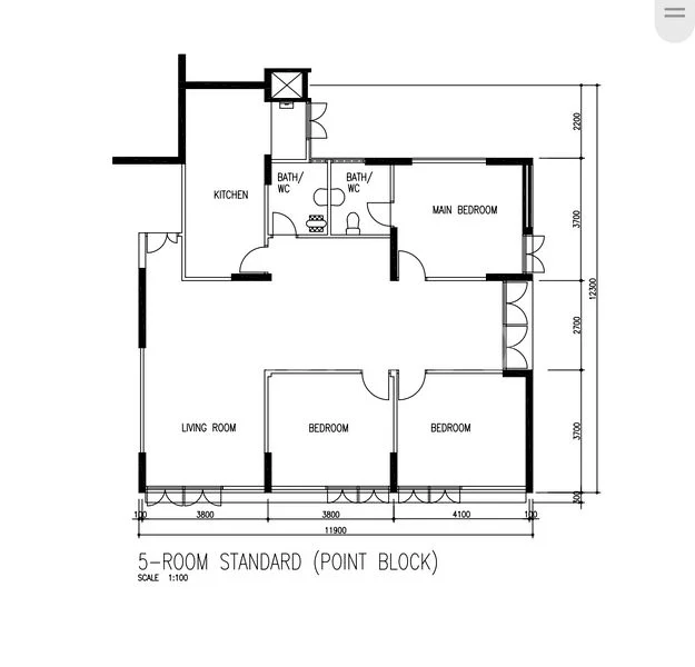 5 Room (5STD) HDB for Rent in  Spottiswoode Park Road - Image 5