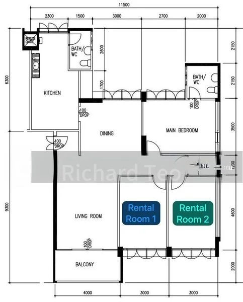 Room (HDB) for Rent in  294 Tampines Street 22 - Image 9