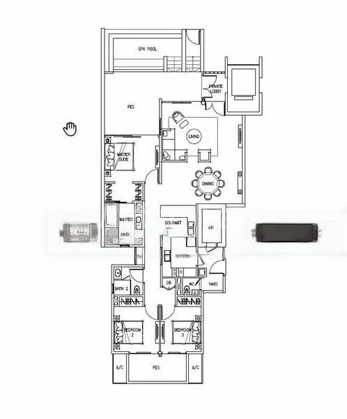 3 Bed Condo for Rent in  The Residences At W Singapore Sentosa Cove - Image 11