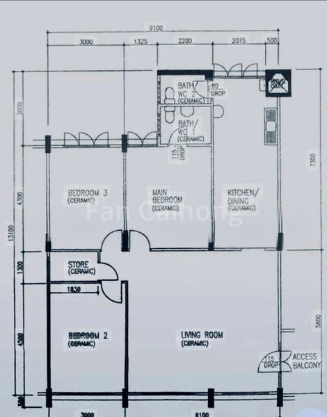 4 Room (4NG) HDB for Rent in  572 Ang Mo Kio Avenue 3 - Image 7