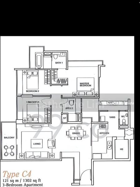 3 Bed Condo for Rent in  One Amber - Image 19