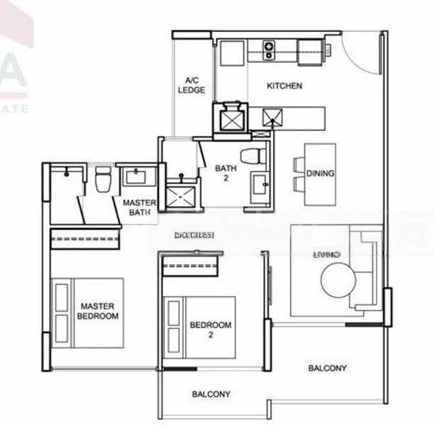 2 Bed Condo for Rent in  Stratum - Image 7