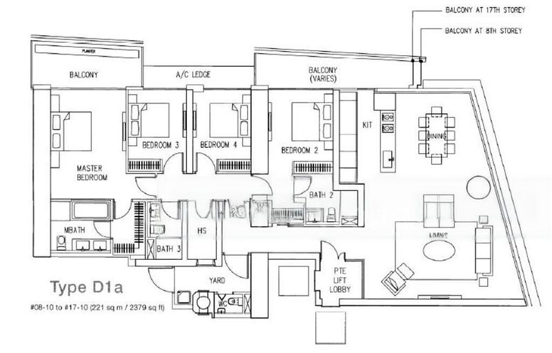 4 Bed Condo for Sale in  Marina Bay Residences - Image 4