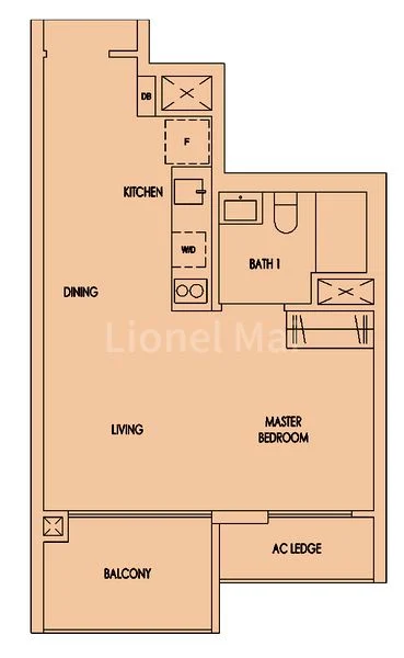 1 Bed Condo for Rent in  Treasure at Tampines - Image 13