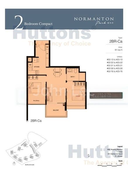 2 Bed Condo for Rent in  Normanton Park - Image 15