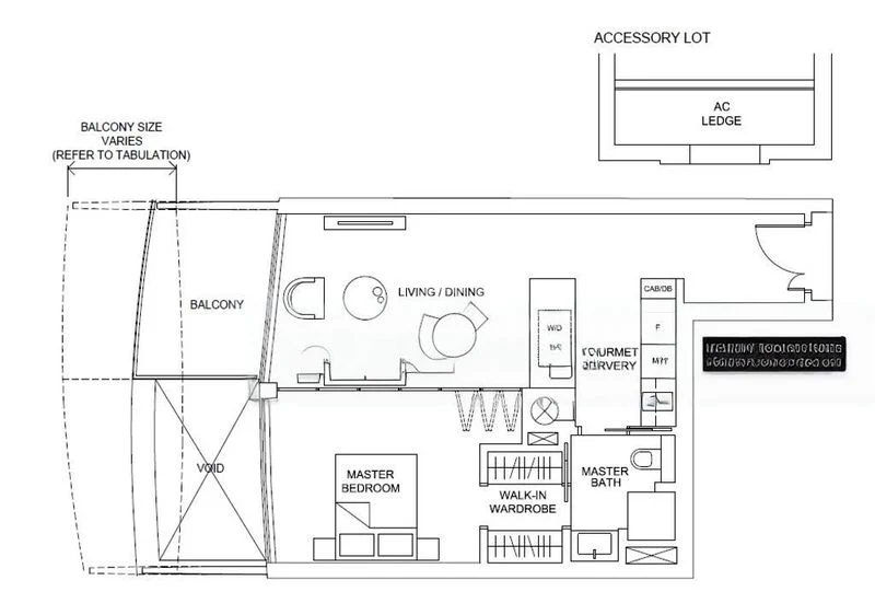 1 Bed Condo for Sale in  Marina One Residences - Image 6