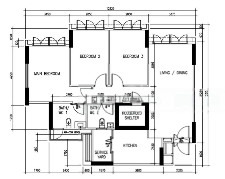 4 Room (4A) HDB for Sale in  335A Anchorvale Crescent - Image 12