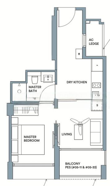 1 Bed Condo for Sale in  Park Place Residences at Plq - Image 8