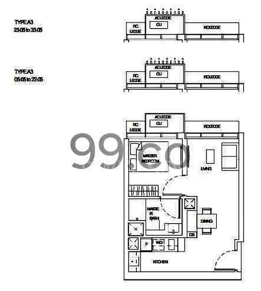 1 Bed Apartment (Condo) for Rent in One Bernam - Image 4