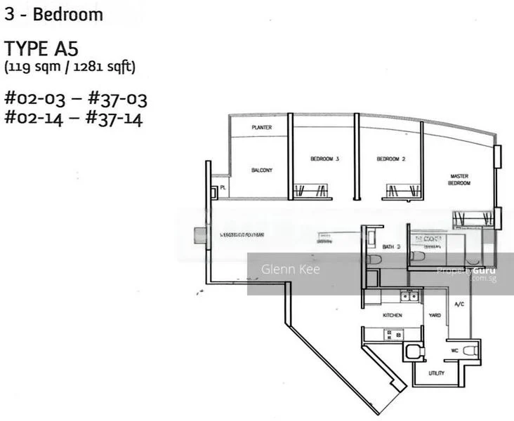 3 Bed Condo for Rent in  Clover By The Park - Image 15