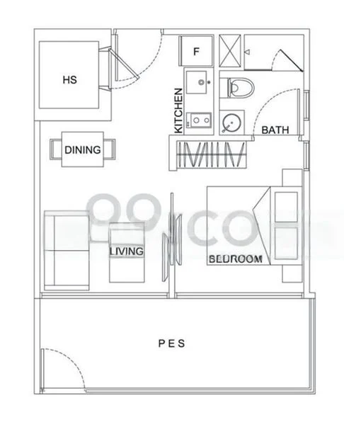 1 Bed Condo for Sale in  Loft @ Holland - Image 9