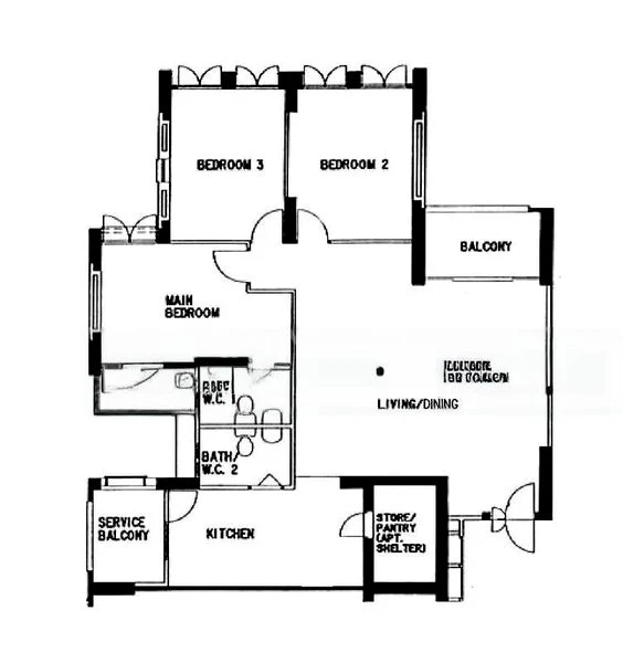 5 Room (5I) HDB for Rent in  953 Hougang Avenue 9 - Image 10