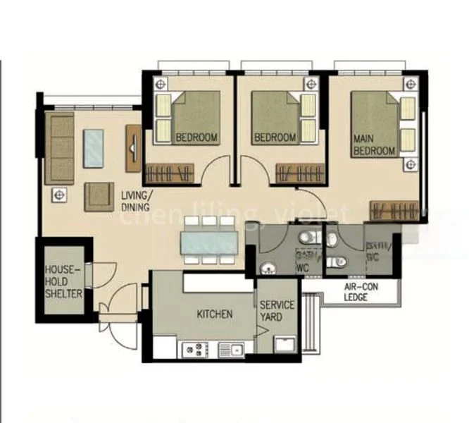 Room (HDB) for Rent in 185B Woodlands Street 13 - Image 10