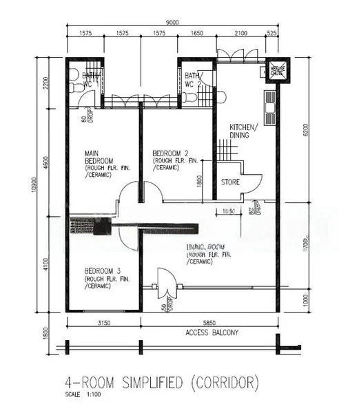4 Room (4S) HDB for Sale in  314 Ubi Avenue 1 - Image 8