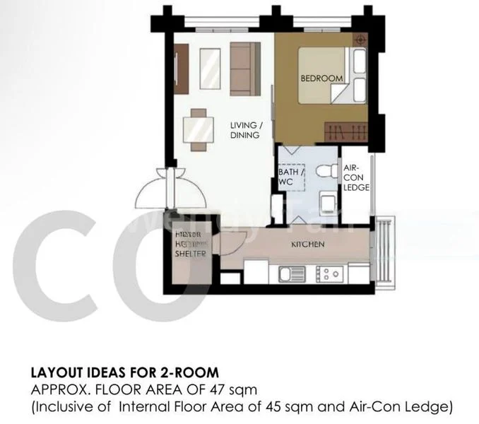 2 Room (2A) HDB for Sale in  35 Margaret Drive - Image 7