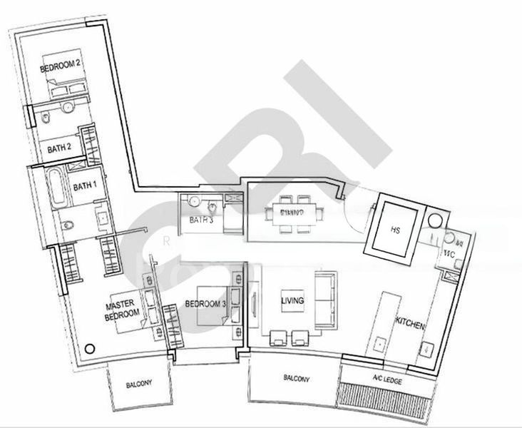 3 Bed Condo for Sale in  Reflections At Keppel Bay - Image 9