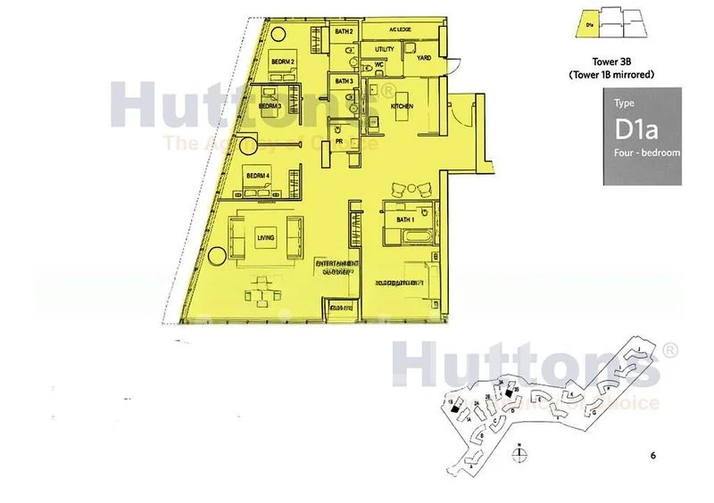 4 Bed Condo for Rent in  Reflections At Keppel Bay - Image 4