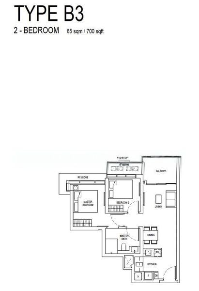 2 Bed Condo for Rent in  One Bernam - Image 10