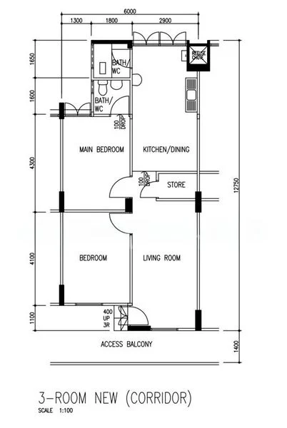 3 Room (3NG) HDB for Sale in  220 Yishun Street 21 - Image 7