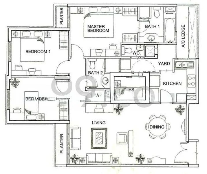 3 Bed Condo for Rent in  Yishun Sapphire - Image 7