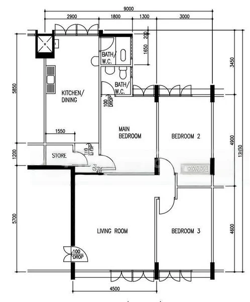 4 Room (4A) HDB for Sale in  640 Ang Mo Kio Avenue 6 - Image 9