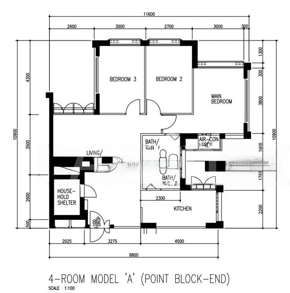 4 Room (4A) HDB for Sale in  981C Buangkok Crescent - Image 9