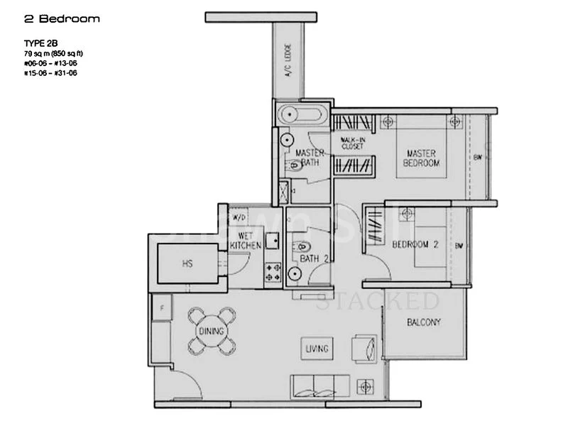 2 Bed Condo for Rent in  Montebleu - Image 11