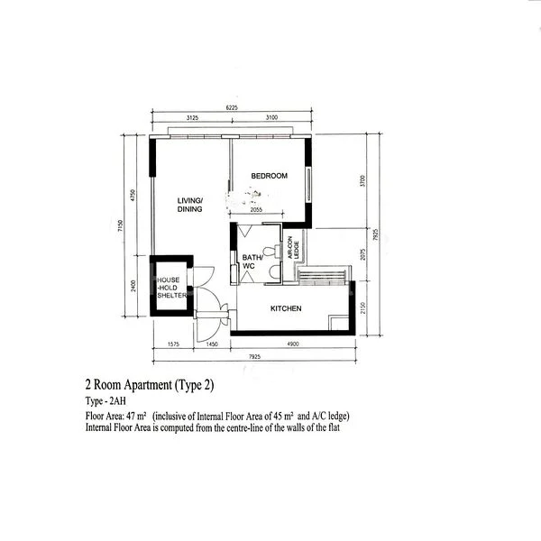 2 Room (2A) HDB for Sale in 450D Bukit Batok West Avenue 6 - Image 6