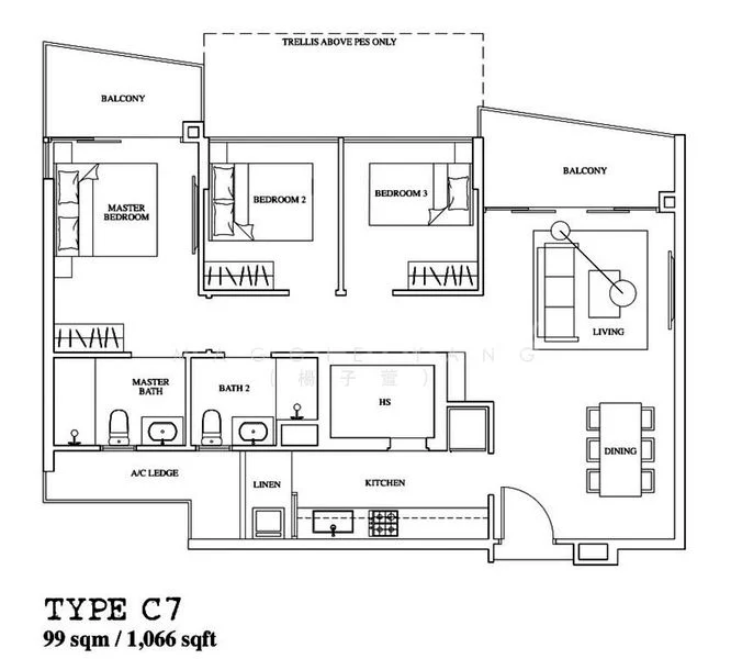3 Bed Executive Condo for Sale in  1 Canberra - Image 9