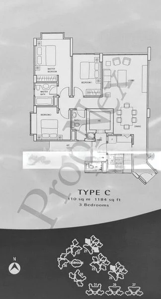 3 Bed Condo for Rent in  The Eden At Tampines - Image 6