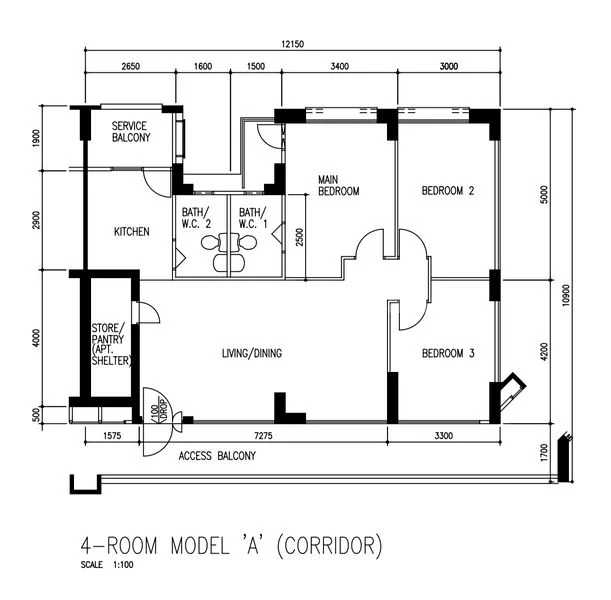 4 Room (4A) HDB for Rent in  950 Hougang Street 91 - Image 18