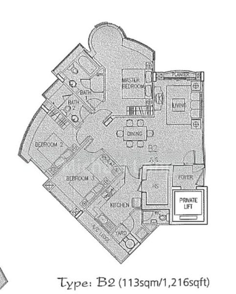 3 Bed Condo for Rent in  Adam Park Condominium - Image 19